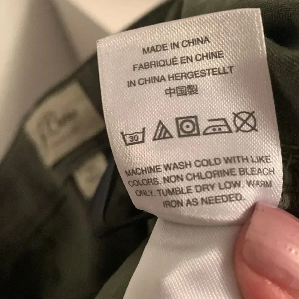 J.Crew Olive Green Cargo Style Skinny Women’s Pants Size 29
